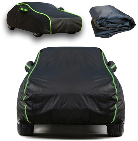 Car Cover Waterproof for BMW 1 Series F20 2011-2023,Custom Fit Tailored to Your Model, Full Coverage Reflective Strips Night Visibility, Snow Hail Bird Dropping Resistant