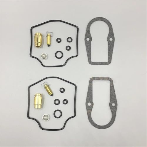 Reconstruction Kit De Réparation Carburateur pour Yamaha XT550 (1982-1983) Kit Réfection Complet avec Pointeau, Joint Et Joints Toriques Kit De Réparation De Carburateur(Ensemble 1)