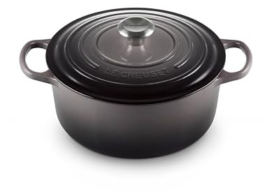 Le Creuset Signature Französischer Ofen, rund, 9 l 9 Quart grau