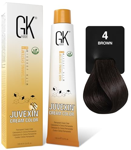 GK Hair Crema Colorante para Cabello 100 ml – Coloración Semi-Permanente Nutritiva para Peinados, Tonos Naturales e Intensos, Ideal para Mechas, Reflejos y Resultados Uniformes de Fácil Aplicación
