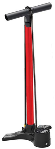 Lezyne Standluftpumpe Macro Floor Drive Digital, rot 220PSI, 1-FP-MAFLD-V115, Standard