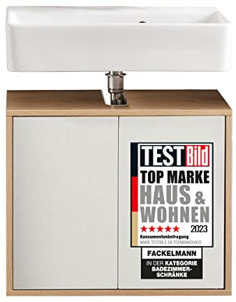 FACKELMANN FM_Finn (Weiß, Unterschrank + Becken)
