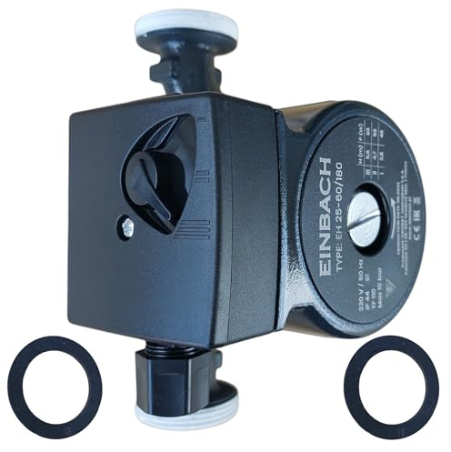 Einbach Umwälzpumpe 25-60 180 230V Nassläuferpumpe Förderhöhe 6 Meter DN 25 Heizungspumpe