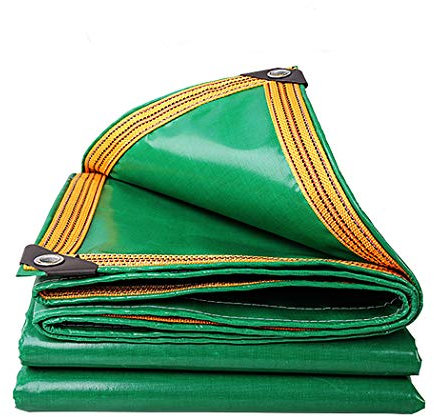 FUCNEN Telo Impermeabile Esterno Resistente Telone Occhiellato Impermeabile PVC per Mobili da Giardino/Camion/Auto/Piscinatelo Telone Occhiellato PVC per Cucce Polli fieno Tetto Rimorchio Tarp 2x2 M