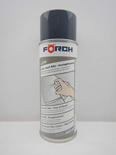 FORCH Schwarzgrau GRAU SCHWARZ RAL 7021 Lack LACKSPRAY Spray SPRAYDOSE 400ML (1)