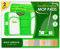 Turbo Microfiber Reusable Floor Cleaning Mop Pads - Compatible with Swiffer Sweeper Mops - Durable & Washable Replacement Refills Fit for 12 Inch Mop Head - Pack of 2