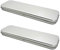 2 Pcs Stationery Box Metal Pen Pencil Case for School Supplies Pen Holder Makeup Brushes Organizers