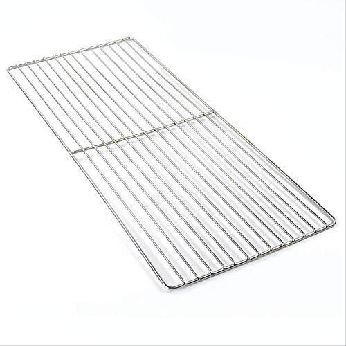 Cesta para Parrilla de Pescado, Cesta para Asar a la Barbacoa, Malla para Barbacoa de Acero Inoxidable Parrilla para Barbacoa engrosada al Aire Libre Rectangular para el Hogar Redonda para Hornear B