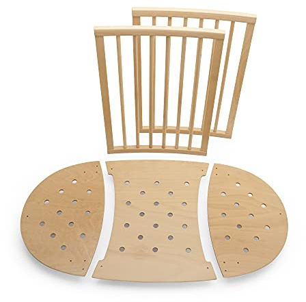 Extensión de cama para la Sleepi V3 de Stokke, Natural - Convierte la Sleepi Mini en una Cama Sleepi - Extiende la cama hasta 141 cm - Para niños de hasta 5 años - El colchón se vende por separado