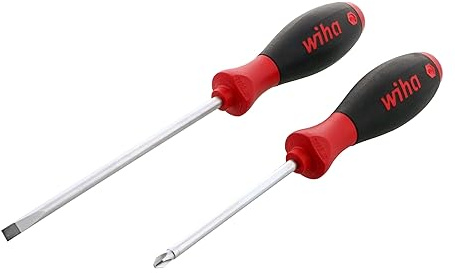 Wiha 30279 SoftFinish Schlitz-/Kreuzschlitzschraubendreher-Set, 2-teilig