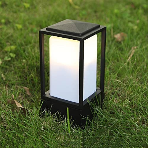 MODEBHD wasserdichte, einfache, Moderne Außentischlampe, Stehlampe, Villa, Garten, Landschaft, Laterne, Rasen, Pollerlampe, E27, Dekoration, Beleuchtung, Straßenpfosten, Licht, Säulenlampen