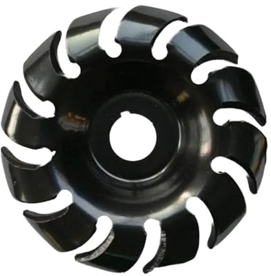 Disco da intaglio Legno 115mm Disco a 12 Denti Disco per Smerigliatrice Angolare per intaglio Modellatura Legno