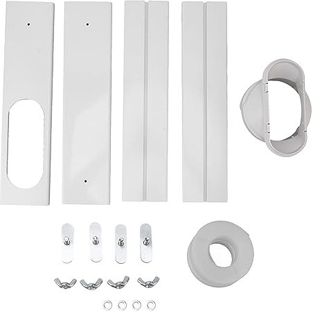 Portable Air Conditioner Window Vent Kit Air Conditioning for Windshield Panels Sealing for PVC Moving for Accessories Telescopic Sealed Windshield Window Ventilation