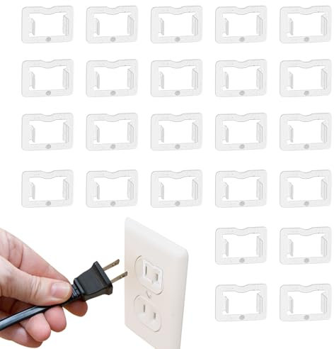 NICENEEDED 24 PCS Loose Outlet Fix Plugs, Keeps Loose Sockets Tight Against Power Socket Insert, Extender Prevents Loose Socket Issues Loose Socket Plugs for Outlets