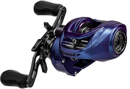 Karpfenrute Weitwurf Baitcasting Rolle 7Kg Maximale Zugkraft 6BB+1RB 7,2:1 Hochgeschwindigkeits Angelrolle Angelrollen(Twilight,Left Hand)