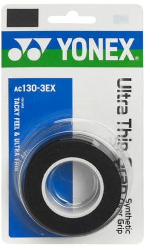 Yonex overgrip AC130-3EX extra dünn 3 Stück schwarz