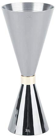 Doble Jigger 30 ml y 60 ml de acero inoxidable Jigger Forma de cono Bebida Copa de medición de vino Barra Accesorios Herramienta