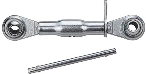 DEMA Traktor Oberlenker mit Kontermutter, Oberlenkerkugel & Drehhebel – Verzinkt, Kat I, 1.265/340 mm, M24x3