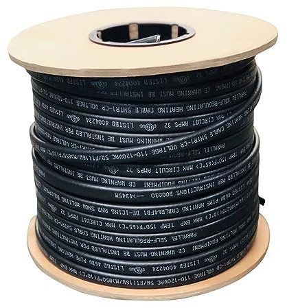 HEATIT HISFWK 100-feet 120V Self Regulating Heating Cable, Wet or Dry,Industrial Grade