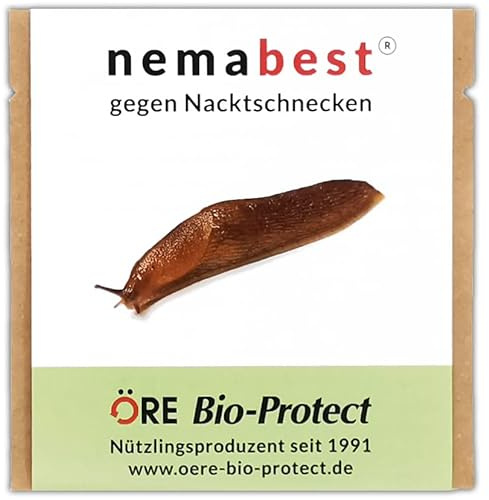 nemabest® PC Nematoden für 20m² (6 Mio.) gegen Nacktschnecken in Gemüse, Erdbeeren, Obst, Kräutern und Rasen