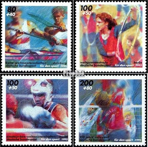 Prophila Collection BRD (BR.Deutschland) 1777-1780 (kompl.Ausgabe) gestempelt 1995 Sporthilfe (Briefmarken für Sammler) Kampfsport (Boxen/Fechten/Ringen/Karate …)