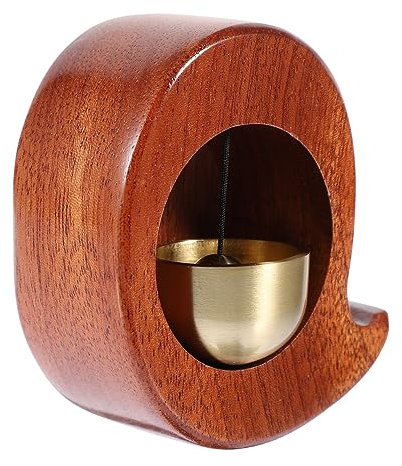 HOMSFOU Magnetische Türklingel Dekor Aus Holz Robust Saugglocke Mit Klarem Klingeln Retro Türdekor Für Haushalt