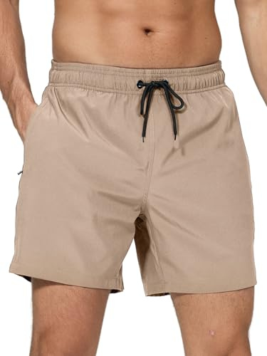 Arcweg Badshorts, bermudashorts, sportiga, snabbtorkande, strand, simning, avslappnad stil, med elastisk justerbar dragsko, för män, storlek S-XXL, XXL