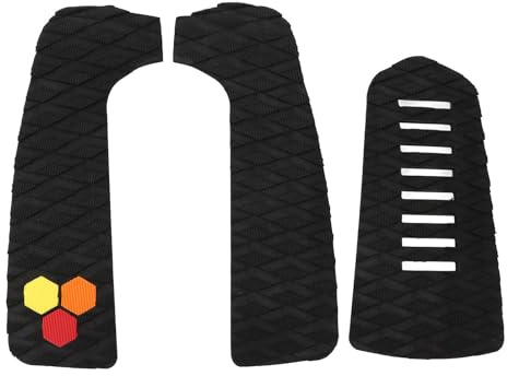 Bonbela 455786031Bonbela Surf Deck Traction Pad Eva Trimmbar Anti-Rutsch Starker Griff Vielseitiges Surfbrett-Zubehör für Yacht Longboard Paddleboard (Schwarz)