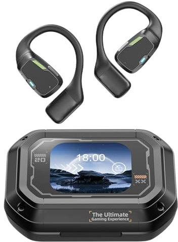 Générique Écouteurs externes - Écouteurs Ouverts sans Fil Rechargeables | Écouteurs faciles à Utiliser, écouteurs Supra-Auriculaires pour Le Sport, la Course à Pied et Les Voyages
