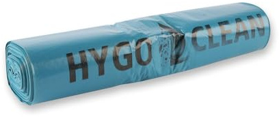 150 Stück Franz Mensch Müllsäcke 70l blau auf Rolle | LDPE, L: 100 cm, B: 57,5 cm, 45 my, Abfallsack, Müllbeutel, Mülltüten, Hausmüll, Abfallbeutel