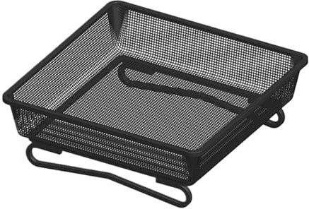 Vogelfutterspender für Papageien, 18 cm, quadratisch, Gartendekoration mit Netzstoff, für den Außenbereich, Garten, Rasen, Hof, Balkon, Winter