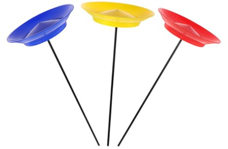 BESTonZON 3pièces Plaques De Jonglage avec Bâtons Plaques Équilibre pour Entraînement Et Spectacles Artistiques Jouets Équilibre pour Adultes