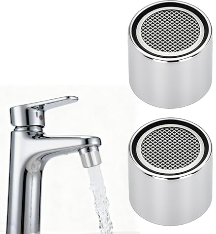 ALLY-MAGIC Perlatoren Für Wasserhähne, Wasserhahn Sieb, M22 Strahlregler Mischdüse Luftsprudler Perlatoren Wasserhahn Sieb Einsatz Filter für Bad Küche E23-LGQPQ
