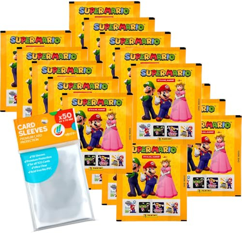 Bundle mit S. Mario (2025) - Sammelsticker - 1 Sammelalbum + 20 Tüten + exklusive collect-it Hüllen