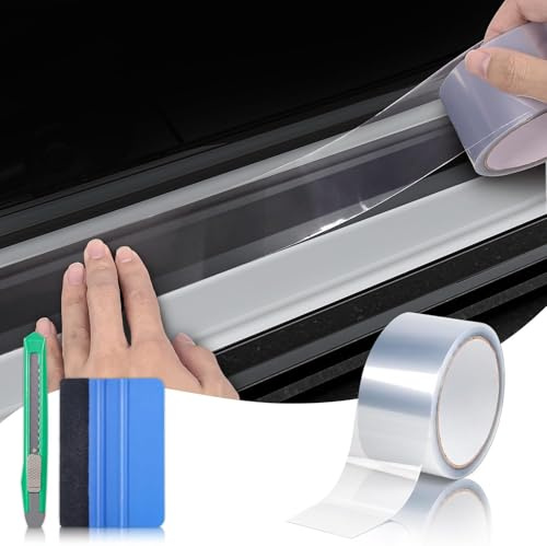 Lypumso lámina Protectora de Pintura Transparente, para Coches, Motos y Bicicletas, Cubierta cromada y protección de Ventanas