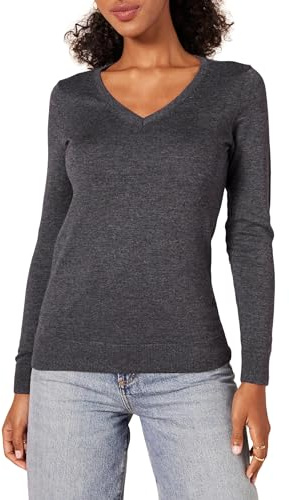Amazon Essentials Women's Lightweight Long-Sleeve V-Neck Jumper