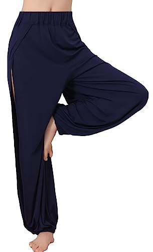 Pantalones de deporte para mujer, pantalones de yoga, pantalones bombachos, pantalones de verano ligeros, pantalones Marlene pantalones grandes H401-005 40-42
