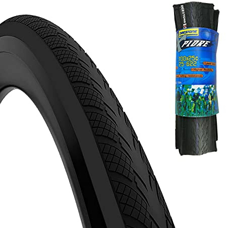 Neumático Deestone 700 x 25 C Antipinchazos Cubiertas Bicicleta Carretera Goma ON OFF Road Carrel