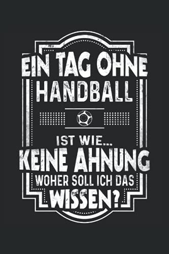 Handball Notizbuch (liniert) Trainer Lustiges Handballer