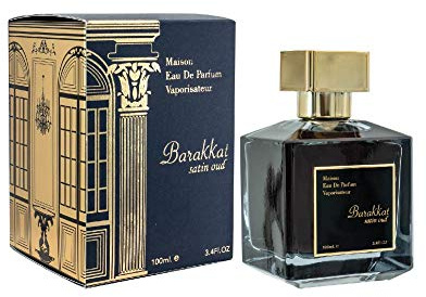 Youshah Perfumes Maison Barakkat Satin Oud by Fragrance World for Unisex - 3.4 oz EDP Spray