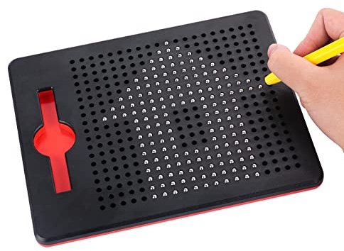 IWILCS Magnetic Steel Ball Drawing Board with Pen, Magnetic Drawing Board, Magnetic Doodle Board Tablet Magnetic Drawing Tablet for Painting Writing Educational Gifts