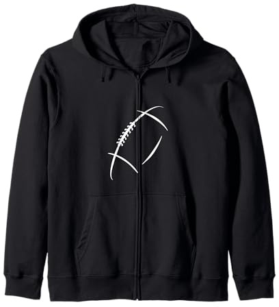 American Football Silhouette, Football Kapuzenjacke
