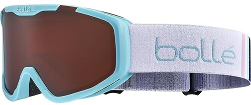bollé - ROCKET Blue & White Matte - Rosy Bronze Cat 3, Gafas de esquí, Small, Junior Unisex