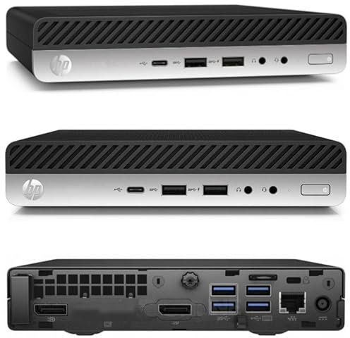 HP 18cm Silent Mini-PC Business Office Multimedia Computer mit 3 Jahren Garantie! Intel Pentium 4400T 2x2.90GHz - 8GB DDR4-256 GB SSD - USB3 - Windows 11 Prof. 64-Bit - 7297
