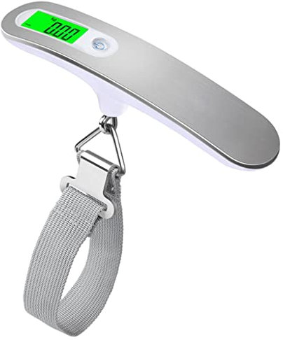 UNbit XBWEI Bilancia da Cintura Portatile 50kg/110lb Bilancia Digitale LCD da Appendere for Valigia da Viaggio Bilance da Appendere Bilancia Elettronica Bilance
