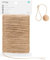 G2PLUS 50M Ficelle Jute Ficelles de Jardinage Corde 1.5MM Naturelles Fil de Jute Corde Ficelle Jute pour Jardiage Décoration de Mariage,Arts Créatifs DIY l'emballage Cadeau