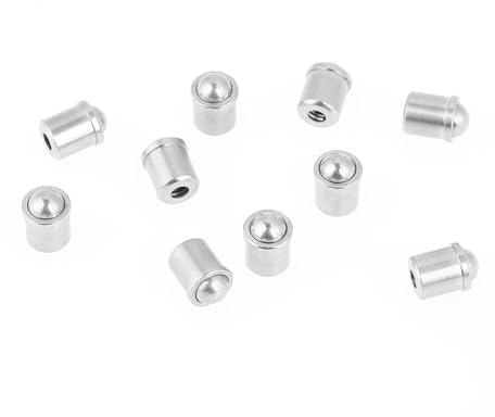 Stantuffo a Sfera, 10 Pezzi Stantuffo a Molla a Sfera in Acciaio Inossidabile 304 con Innesto a Pressione 6 * 7mm Set di Accessori per il Corpo Kit di Strumenti