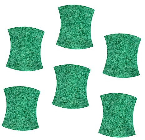 minkissy 6 Estropajos Reutilizables Estropajos Verdes para Limpieza del Hogar Duraderos y Resistentes
