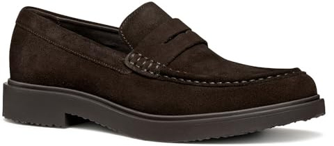 Geox Uomo U Massimiano Loafer, Marrone, 43 EU