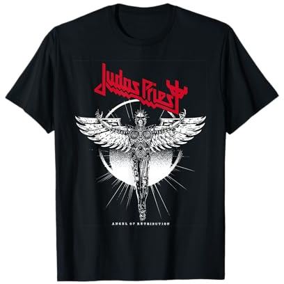 Judas Priest Angel Rising Red Logo T-Shirt